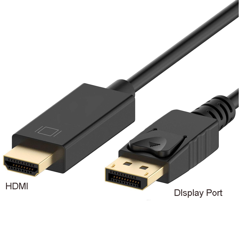 Cáp display port 1.2  to hdmi sinoamigo dài  1.5m mã SN-82002 hàng cao cấp chính hãng